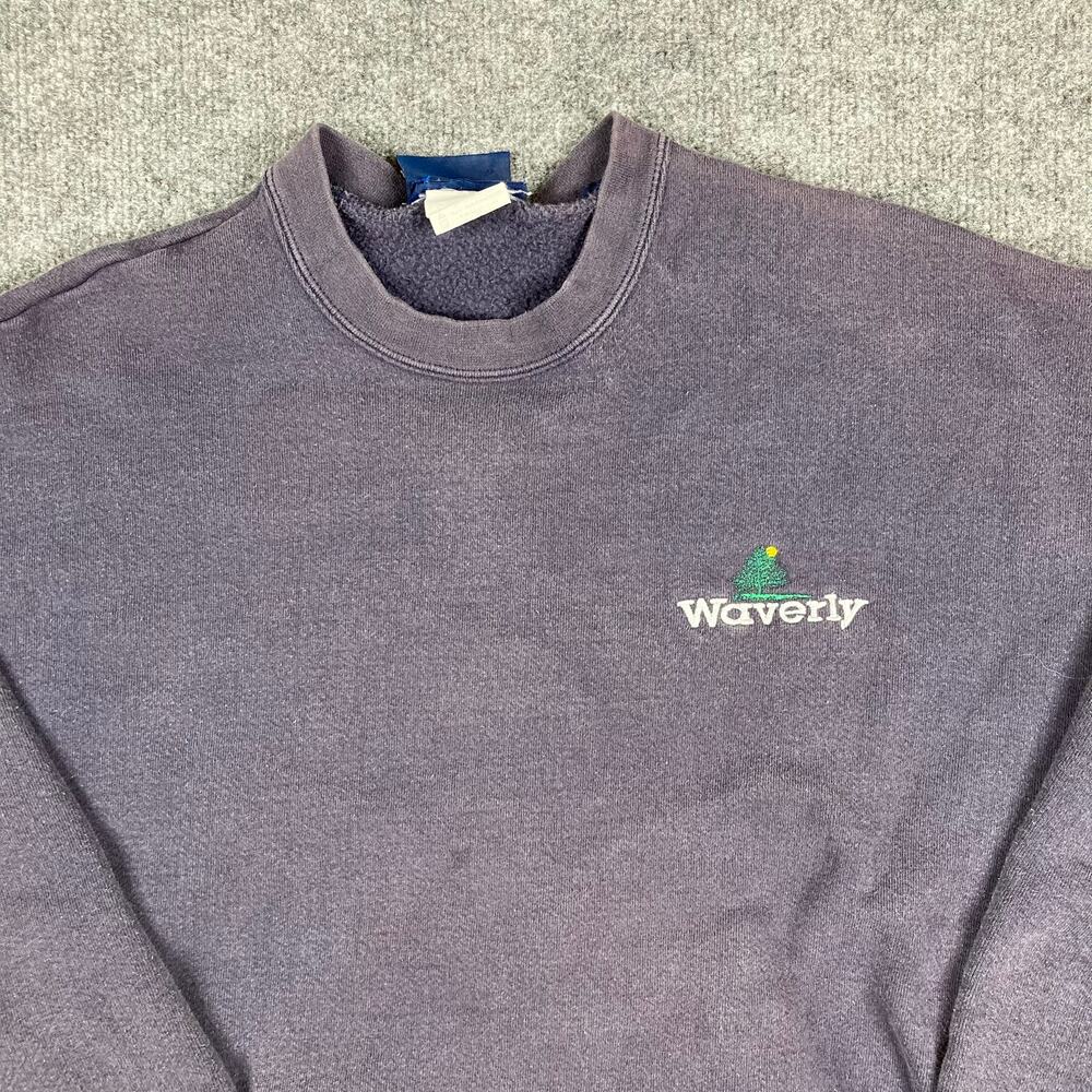 Starbus Waverly Embroidered Sweatshirt Men’s XL Gray Crewneck Pullover